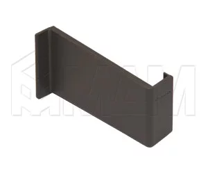 Заглушка для мебельного навеса, пластик, серая, правая: K015.C01R.901/RU