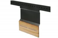 Держатель для ножей с 2-мя магнитами, 280х33х320мм, отделка черный бархат (матовый)