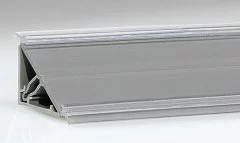 Бортик пристеночный под вставку 27x27мм, пластик, L=4000мм FIRMAX