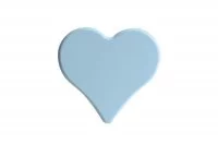 Ручка-кнопка 32 мм, 68*60, отделка голубая