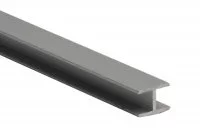 Профиль соединительный 600мм для стеновых панелей, отделка алюминий Профиль соединительный 600мм для стеновых панелей, отделка алюминий