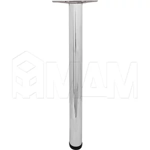 Опора для стола, D60, H870+25 мм, хром, 1шт.: X4RG 870 CR 1