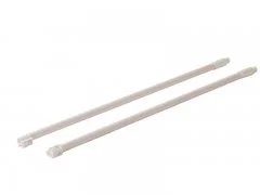 Рейлинги Firmax длина 450 мм, круглые верхние для ящика Newline, белые