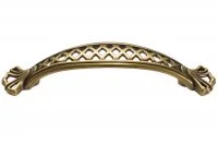 Ручка-скоба 96мм, отделка бронза &quot;Валенсия&quot;