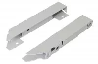 Комплект креплений для задней стенки H.180 из ДСП 16мм, отделка серая