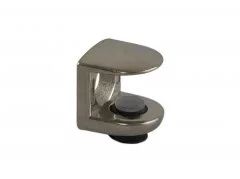 Полкодержатель для стекл. полок FIRMAX, H=9 мм, цинк, никель