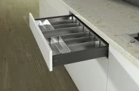 Hettich: 9123144: Лоток OrgaTray для ящиков 600, KB1000, NL450, нержавеющая сталь