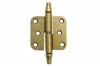 Петля декоративная карточная 72х8х8мм (левая), отделка бронза античная