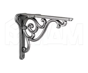 ROME Менсолодержатель для деревянных полок L-150 мм, серебро состаренное: WRM.800.150.00AN