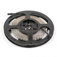 Светодиодная лента GTV 2835, 120 д/м, 30W, 12V, IP20, CCT, FLASH, 8мм, открытая, cоединитель mini Am: LD-2835-60-60-20-CCT