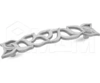 Ручка-скоба 128мм белый/серебро винтаж: WMN.688.128.00V4