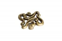 Ручка-кнопка, отделка бронза античная "Флоренция"