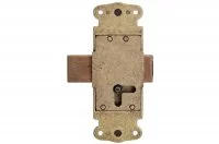 Замок накладной , отделка бронза античная