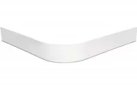 0418 Закругление для цоколя ПВХ Н.150, белый глянец NEW