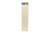 0443 Стык для цоколя ПВХ, L=4000, магнолия