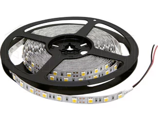 Лента светодиодная 5050/60, 12V, 5 м, теплый белый 3200К, IP20, 14.4W/1м: LS-5050WW-IP33-14.4