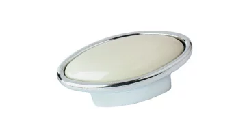 Citterio: Ручка металлическая со вставкой "Белый" - 2028 N 10