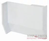 801 Заглушка для мебельного навеса, пластик, белая, правая: K013.C00R.911