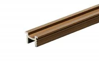 Направляющая нижняя врезная, L=3000мм, отделка бронза