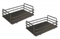 Ellite Комплект из 2-х сеток для колонны в базу 300, отделка титаниум