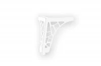 Ножка декоративная Париж, h.150, отделка белый бархат (матовый)