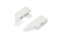 Комплект креплений для задней стенки H.90 из ДСП 16мм, отделка белая (открытый)