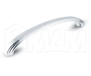 ZAMPA Ручка-скоба 128мм хром: UR4504/128