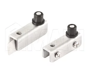 Компл. петель для стекл. двери, хром матовый: 2023 MCR