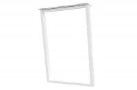 Опора для стола наклонная Фиджи, l.595, h.870, отделка белый бархат (матовый)