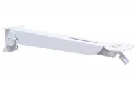 Менсолодержатель складной с фиксатором, L=355мм, отделка белая