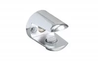 Полкодержатель П-образный для стекла 8-10мм, отделка хром глянец