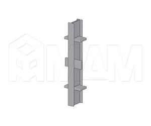Соединитель 180 градусов (высота 100), орех: 19.1566R.20