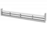 Вентиляционная решётка для цоколя, цвет светло-серый