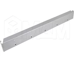 HOME SPACE панель для крючков, 600 мм, металлик: HS4600MT