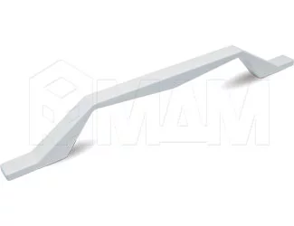 Ручка-скоба 160мм белый матовый: 386.160.71