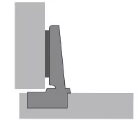 Hettich: 1029520: Петля Intermat петля для накладных дверей