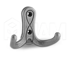SERPENTE Крючок двухрожковый серебро состаренное: WR4231