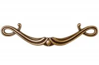 Ручка-скоба 64мм, отделка бронза античная "Флоренция"