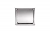 Ручка врезная, отделка хром матовый