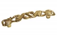 Ручка-скоба 96мм, отделка бронза металлик