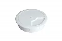 Заглушка кабель-канал, d.60, отделка белый