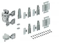Hettich: 9237881: Комплект фурнитуры WINGLINE L 25 кг, без самозакрывания, правый