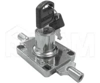 Замок со штангой, выдвижной + отв. планка, хром: 708-22 CR Замок со штангой, выдвижной + отв. планка, хром: 708-22 CR