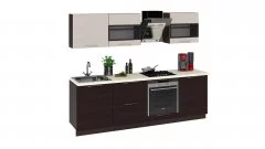 Кухонный гарнитур длиной - 240 см (со шкафом НБ) «Латте-2»