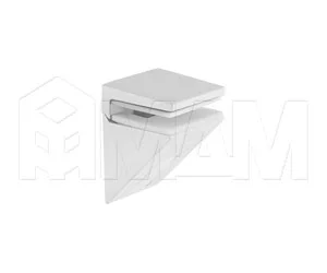 KALABRONE MINI Менсолодержатель для стеклянных полок 5 - 10 мм, белый матовый: 1 62200 80 AE-1