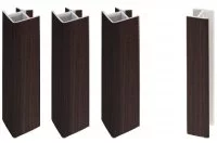 Комплект угловых элементов для цоколя ПВХ H.150, венге