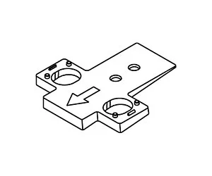 Площадка для изменения угла установки петли TIOMOS -5 грд.: F072135758