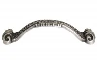 Ручка-скоба 96мм, отделка серебро античное