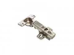 Петля для накладных дверей Click-on c монтажной планкой, H=0 Soft-Close угол открывания 105°, 48мм