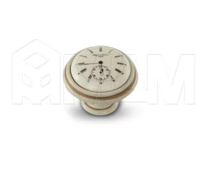 Ручка-кнопка D35мм cлоновая кость/золото винтаж керамика Watch: WPO.77.01.Q1.000.T5